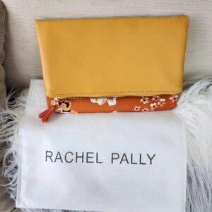 RACHEL PALLY orange floral folded zip clutch bag
